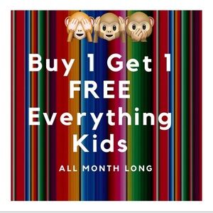 BOGO Promotion for all Kids Clothes